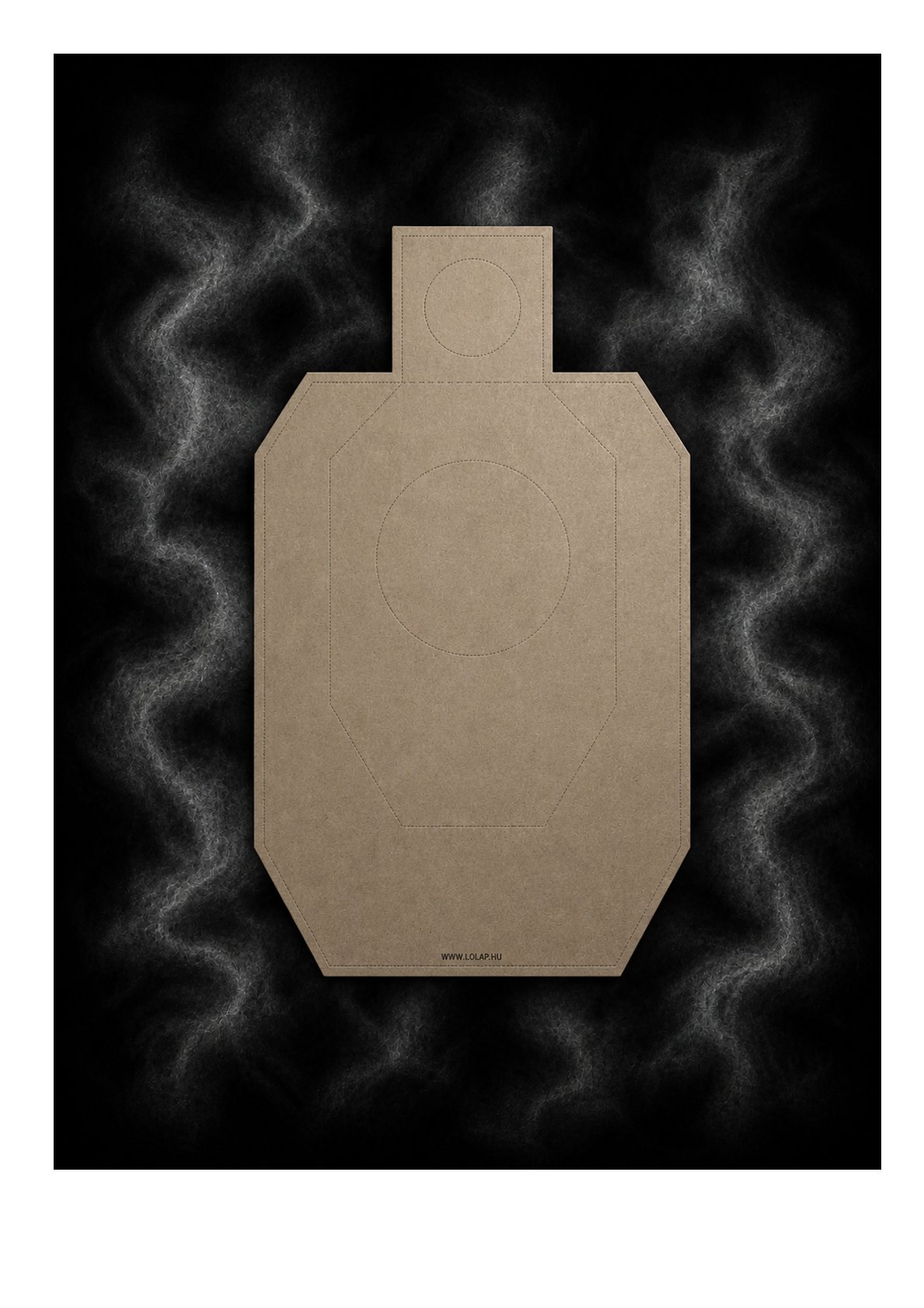 IDPA Gyakorló lőlap
