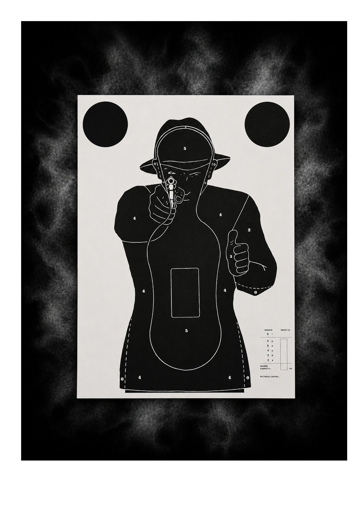 FBI 1 sz. lőlap